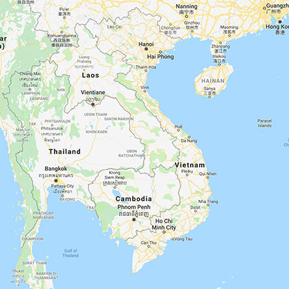 map of Vietnam