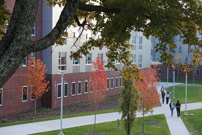 Image of students on campus