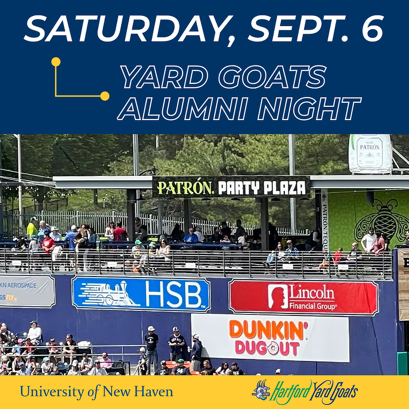 Yard Goats Alumni Night graphic