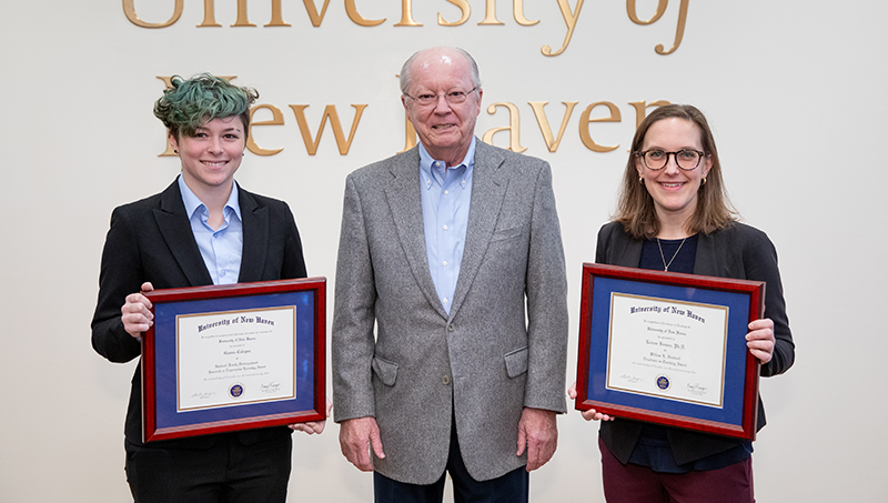 Forensic Science Major, English Professor Receive Prestigious Bucknall Awards