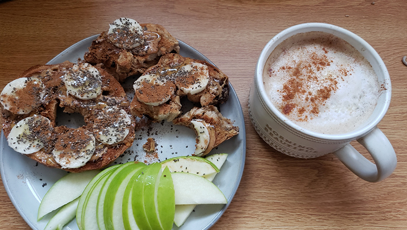 Beatrice Glaviano’s delicious banana toast breakfast. 