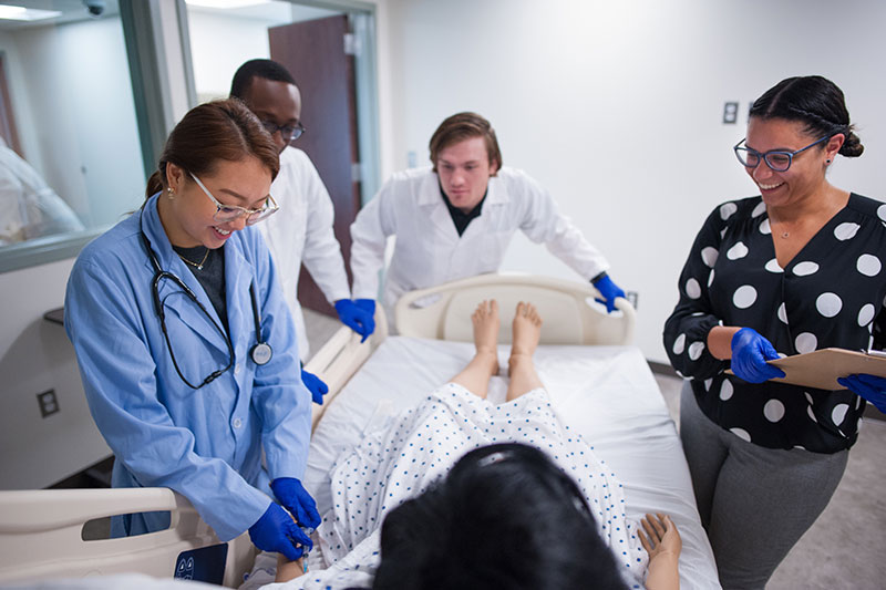 health sciences simulation lab