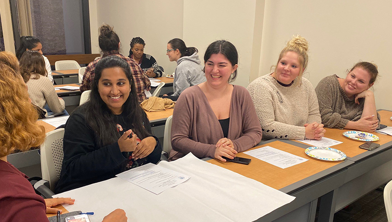 Women in Business club meeting.