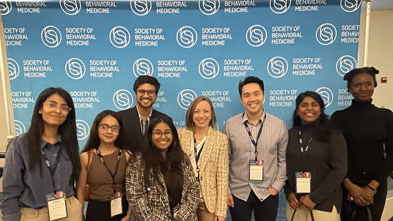 Students and faculty members were charged up to attend the Society of Behavioral Medicine’s 46th Annual Meeting and Scientific Sessions. 