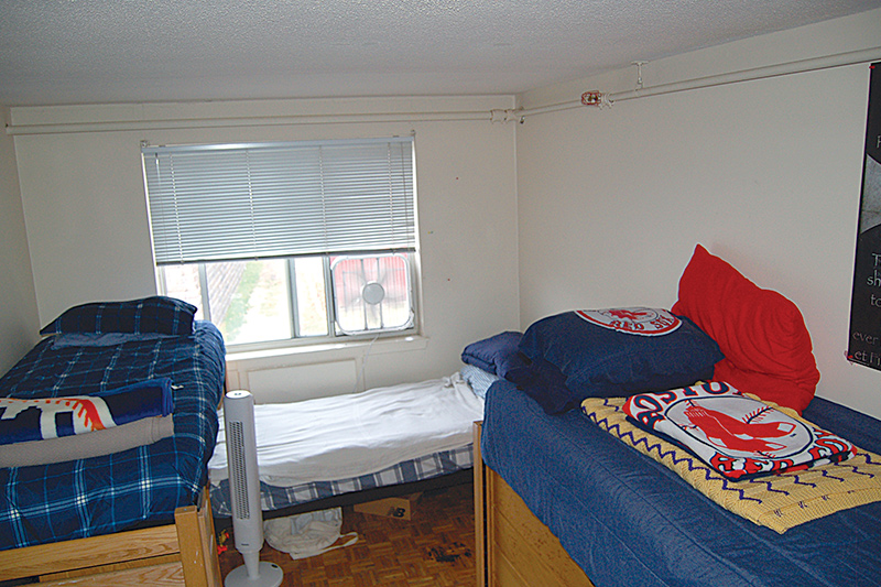 Bedroom inside Winchester Hall